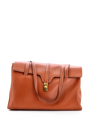 Celine Pre-Owned Soft 16 Bag Smooth Calfskin Large shoulder bag - Brown