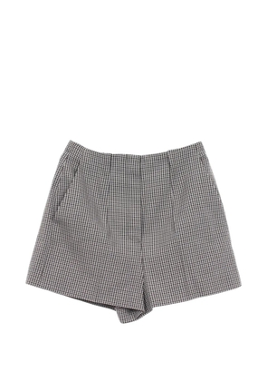 Fendi Pre-Owned houndstooth-pattern shorts - Black