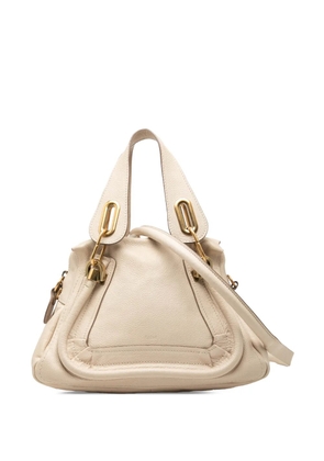 Chloé Pre-Owned 2013 Small Pebbled Leather Paraty satchel - Brown
