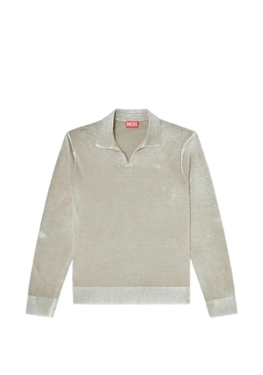 Diesel K-Lawrence spread-collar sweater - Neutrals