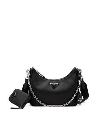 Prada Re-Edition 2005 Saffiano leather shoulder bag - Black