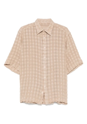 Costumein checked shirt - Neutrals
