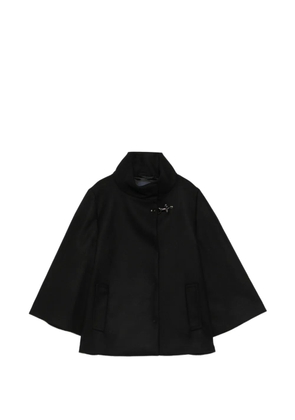 Fay lobster-clasp cape-style jacket - Black