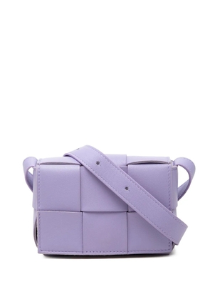 Bottega Veneta Pre-Owned 2012-2026 Extra Mini Nappa Maxi Intrecciato Cassette crossbody bag - Purple