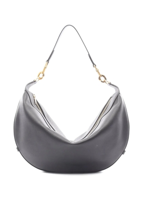 Celine Pre-Owned 2022 Medium Leather Leandre hobo bag - Black