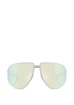 Moncler Atlas Oversized-frame sunglasses - Silver