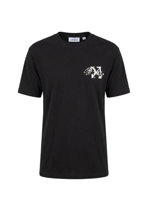 Off-White Stroke 2 Arrow Skate logo-embroidered T-shirt - Black