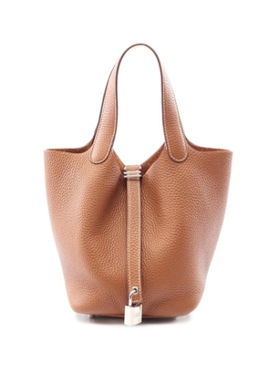 Hermès Pre-Owned 2020 Clemence Picotin Lock 18 handbag - Brown