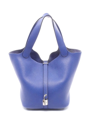 Hermès Pre-Owned 2017 Clemence Picotin Lock 22 handbag - Blue
