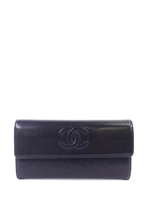 CHANEL Pre-Owned long CC wallet - Black