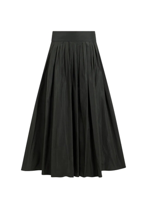 'S Max Mara pleated A-line skirt - Green