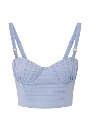 Elisabetta Franchi striped top - Blue