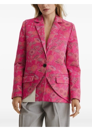CuAnna Doubleyou floral-jacquard jacket - Pink