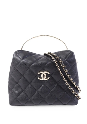 CHANEL Pre-Owned quilted CC tote bag - Black
