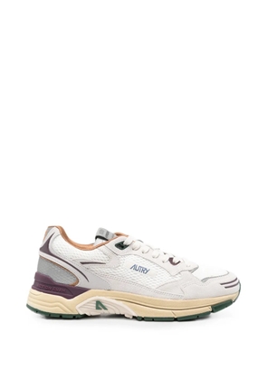 Autry Hyperway panelled lace-up sneakers - White