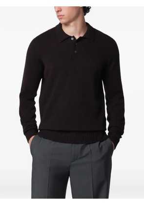 Drumohr long-sleeved polo shirt - Brown