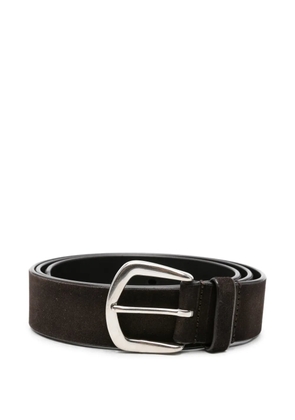 Officine Creative suede buckle-fastening belt - Brown
