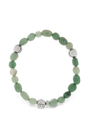 Ferragamo Gancini beaded bracelet - Green