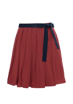 CuAnna Angel pleated skirt - Red