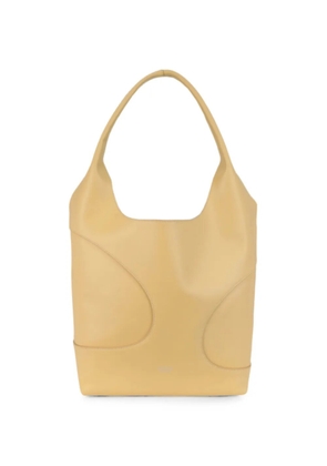 Ferragamo debossed cut-out shoulder bag - Yellow