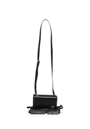 Dolce & Gabbana Pre-Owned DG Logo leather crossbody bag - Black