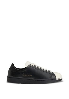 Y-3 Superstar shell-toe leather sneakers - Black