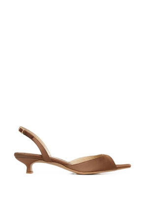 GINISSIMA Vicky slingback sandals - Brown