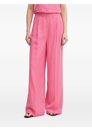 Lola Casademunt pleated-detailing wide-leg trousers - Pink