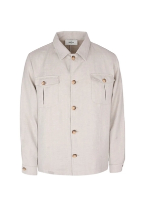 Gran Sasso button-up shirt jacket - Neutrals