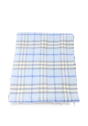 Burberry Pre-Owned Check scarf - Blue