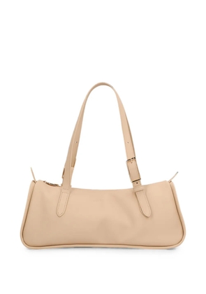 Longchamp Looong buckle-strap shoulder bag - Neutrals