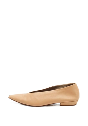 Bottega Veneta Pre-Owned almond toe ballet flats - Neutrals