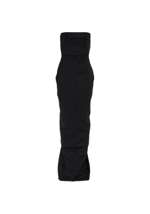 Rick Owens Bustier strapless maxi gown - Black