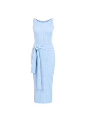 PH5 Ayla reversible ribbed-knit midi dress - Blue