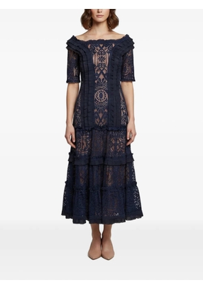 Simkhai tiered midi dress - Blue