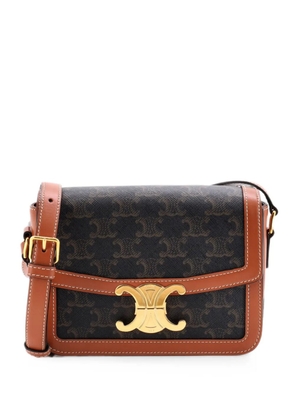 Celine Pre-Owned Triomphe Triomphe Coated Canvas Teen shoulder bag - Brown