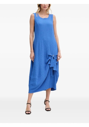 Joseph Ribkoff textured bow-detail midi dress - Blue