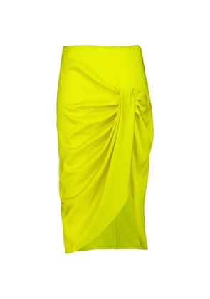 Stella McCartney draped midi skirt - Yellow