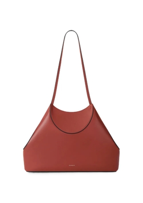 Givenchy Facet small trapezoid-shaped leather shoulder bag - Orange
