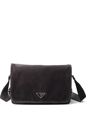 Prada suede shoulder bag - Grey