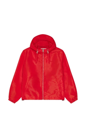 Givenchy logo-print hooded jacket - Red