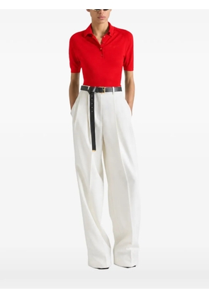 Givenchy short-sleeve knitted polo shirt - Red