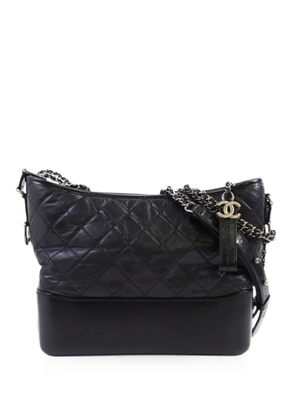 CHANEL Pre-Owned medium Gabrielle quilted shoulder bag - Black