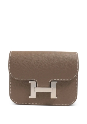 Hermès Pre-Owned 2024 slim Constance wallet - Brown