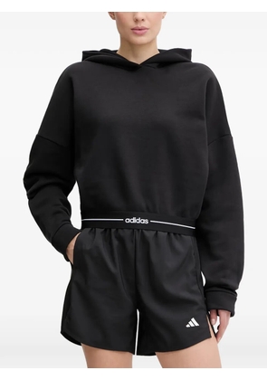 adidas hooded crop top - Black