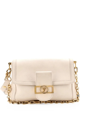 Louis Vuitton Pre-Owned Dauphine Soft Calfskin GM shoulder bag - White