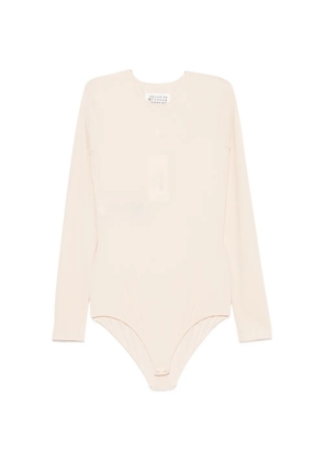 MM6 Maison Margiela long-sleeve crew-neck body - Neutrals