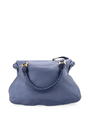 Chloé Pre-Owned Marcie Leather Large shoulder bag - Blue