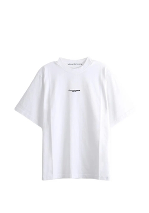 Alexander Wang logo-print cotton T-shirt - White