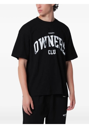 Represent Owners Club logo-print T-shirt - Black